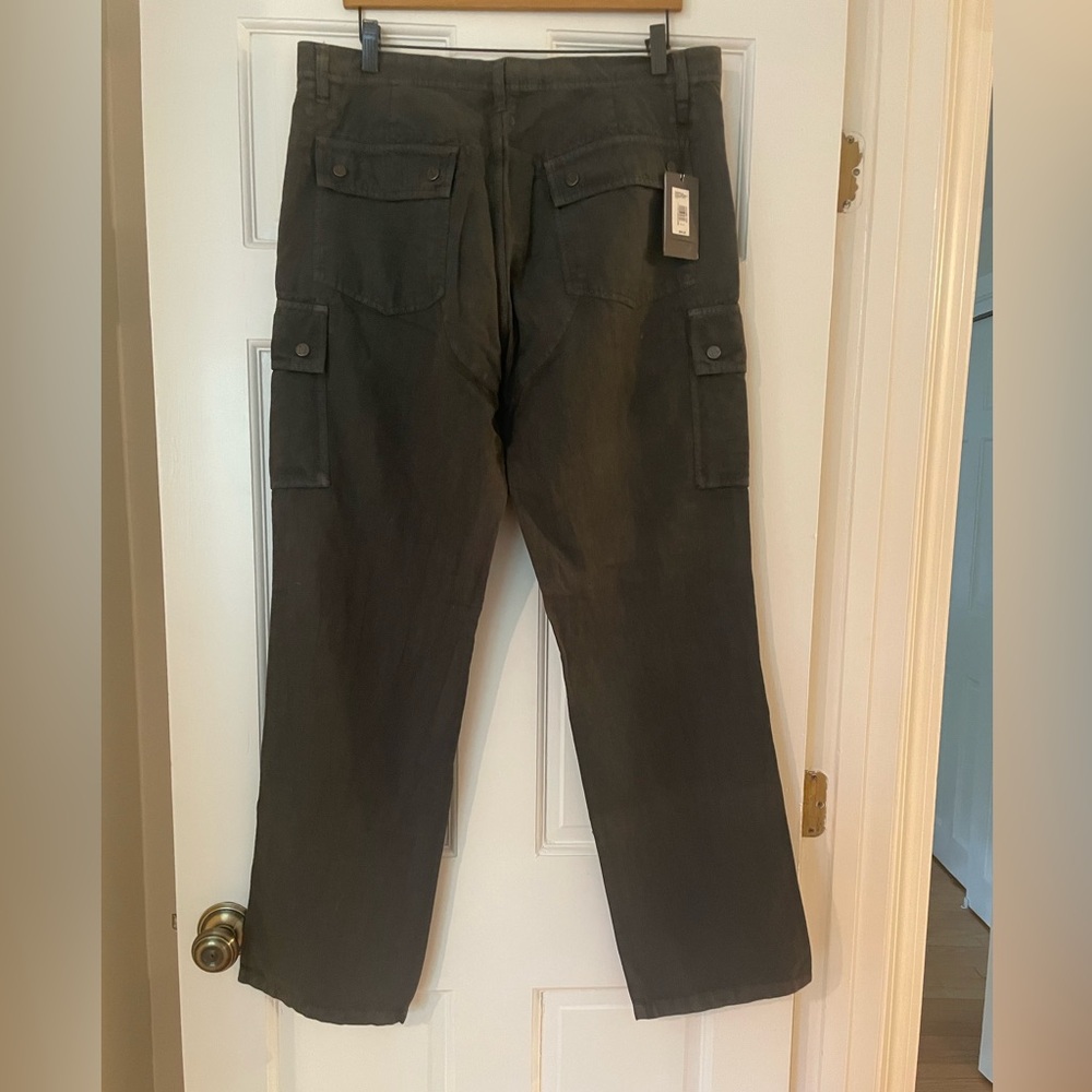 Armani Exchange Charcoal Cargo Pants size 33
NWT